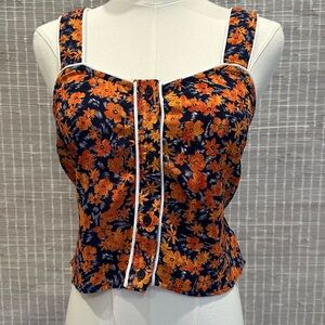 🧡 The Shirt by Rochelle Behrens Floral Tank 🧡